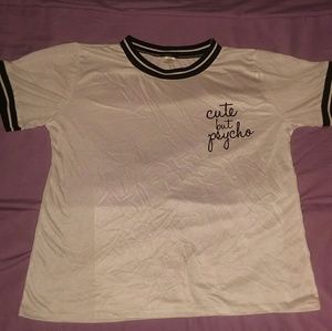 Rue 21 Cute but psycho crop top